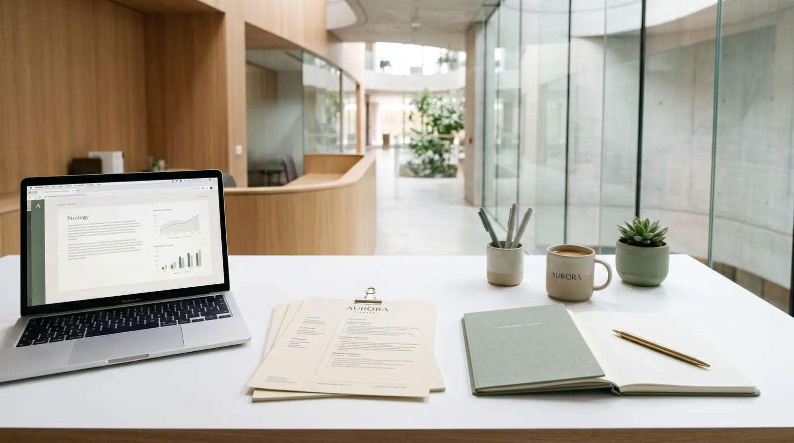 CV papers and laptop for career advisory and recruitment support