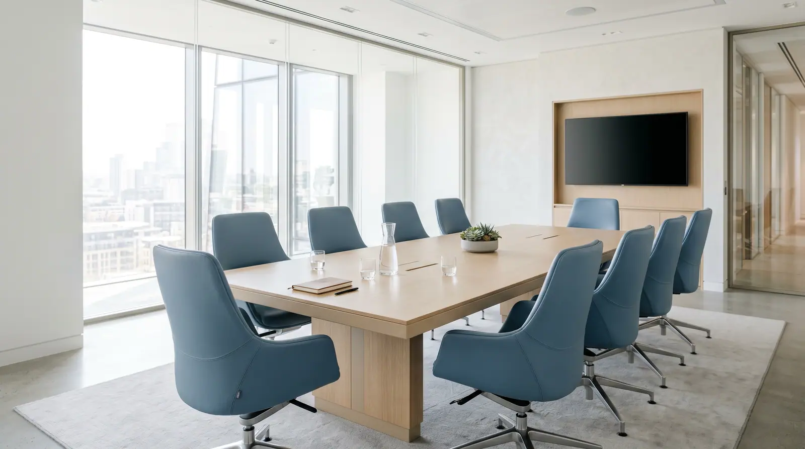 Elegant consulting meeting room for signature advisory services